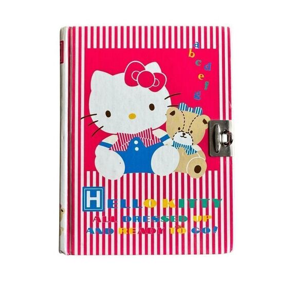 Vintage 90’s Sanrio Hello Kitty Notebook Diary - Picture 1 of 7